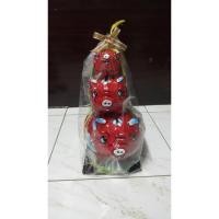 ราคา หมูกระดาษออมสิน Set 3 ขนาด(สีแดง) (5933651299)