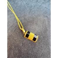 ราคา สร้อยคอวินเทจอะไหล่สีทองแต่งพร้อมจี้ นิล (25631122990)