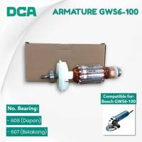 ราคา เครื่องเจียร Armature GWS 6-100 DCA Armature BOSCH GWS 6-100 / 5-100 / 060 / ASM003-100A เครื่องเจียร Armature Bosch GWS 6100 DCA (25697394581)