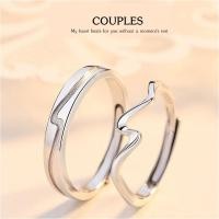 ราคา แหวนคู่รักเงินแท้ 92.5% Heart wave couples RGC-038 คลื่นหัวใจ ปรับขนาดได้ (21681291253)