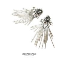 ราคา ต่างหู Firework Earrings สีเงิน ต่างหูคลิป ต่างหูก้านเงินแท้ UA0424-01 Unreasonable Accessories (22373389510)