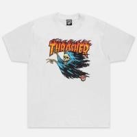 ราคา Santa Cruz x Thrasher OMRien Reaper S/S เสื้อยืดสีขาวปกติ (8021223) (25889574387)