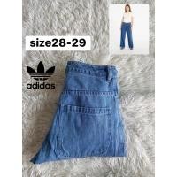 ราคา กางเกงยีนส์ adidas wide Jeans แท้%มือสอง (54355652041)