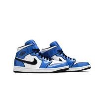 ราคา (พร้อมส่ง ของแท้100%) AIR JORDAN 1 MID SE SIGNAL BLUE (6024659829)