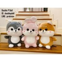 ราคา ตุ๊กตา กระต่าย หมาฮัสกี้ หมาชิบะ ขนาด 15 นิ้ว นุ่มนิม (7058188519)