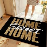 ราคา พรมปูพื้นกลิตเตอร์ Home Sweet Home - นุ่ม กันลื่น โพลีเอสเตอร์ ซักเครื่องได้ สําหรับห้องครัว ห้องน้ํา ห้องนอน ทรงสี่เหลี่ยมผืนผ้า (53605702803)