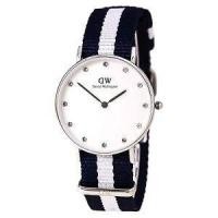 ราคา Daniel Wellington 0963DW 34mm นาฬิกาแบรนด์เนม แท้100% แดเนียว แบรนด์เนมแท้ สำหรับผู้หญิง สายหนัง U-104 (2903936598)