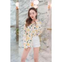 ราคา งานป้ายLALUNE✨เสื้อเชิ้ตแขนยาววินเทจ เกรดขึ้นห้างงานสวยมากๆ (11514980276)