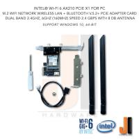 ราคา Intel® Wi-Fi 6 AX210 card for PC Pci-e X1 wifi network wireless lan + bluetooth v.5.2 (ของใหม่ไม่มีกล่อง) (4778639419)