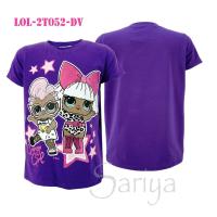 ราคา เสื้อยืดคอกลมเด็ก (4-10ขวบ) *ลิขสิทธิ์แท้* LOL.Surprise! ลายการ์ตูน แอลโอแอล​ พร้อมส่ง (10755131789)