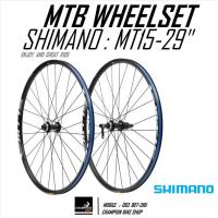 ราคา ชุดล้อเสือภูเขา29นิ้ว SHIMANO : MT15 DISC / MTB 29" WHEELSET / F15x100mm / R9x135mm / CenterLock (24853665397)