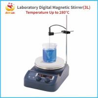 ราคา IKEME Magnetic Stirrer 1500rpm Laboratory Mixer With Stir Bar Magnetic Mixer With Heating Hot Plate (40378358070)