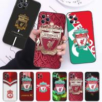 ราคา Q2 England Football Liverpool สําหรับ iPhone 14 15 16 Pro Plus Max ความเข้ากันได้ TPU Spot Black Plastic Soft Case (55252031330)