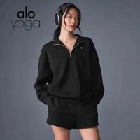ราคา Al0 Sports Hooded Sweatshirt Loose Unisex Sweatshirt Top (26090423778)