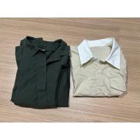 ราคา ส่งต่อเสื้อเชิ้ตครอป เอวด้านหลังจั้ม สีครีม (27111280230)
