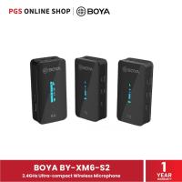 ราคา BOYA BY-XM6-S2 (ไมโครโฟนแบบไร้สาย) 2.4GHz Ultra-compact Wireless Microphone (18213439189)