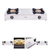 ราคา เตาแก๊สตั้งโต๊ะ 2 หัวเตา ยี่ห้อ รินไน รุ่น RT-902SCC หัวทองเหลืองอย่างดี (1465313905)