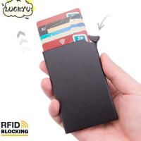 ราคา Luckyu ผู้ถือบัตรเครดิต,อัตโนมัติ Pop Up RFID Card, Creative อลูมิเนียมอัลลอยด์ Anti-theft กระเป๋าสตางค์ ID Card Protector กระเป๋าผู้ชายและผู้หญิง (28622386372)