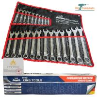 ราคา Euro King Tools ประแจปากตายแหวนข้าง ขนาด 6-32mm. 23 ชิ้น/ชุด เกรดเหล็ก CRV อุปกรณ์ครบตามรูปภาพ ของแท้ 100% (26412999624)