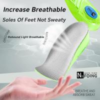 ราคา 1Pair Height Increase Insoles for Men Women Shoes Flat Feet Arch Support Orthopedic Insoles Heel Lift Half Shoe Pads (40276906581)