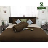 ราคา Springmate ชุดผ้าปูที่นอนพร้อมปลอกผ้านวม Premium Collection khaki-chocolate ส่งฟรี (25022408972)