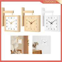 ราคา [Lovoski2] นาฬิกาแขวนมุมสองด้านตกแต่งบ้านของขวัญเพื่อนในครัวเรือนที่ทันสมัยไม่ใช่ (50208476905)