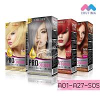 ราคา สีย้อมผม ครูเซ็ท ครีมย้อมผม โปร คัลเลอร์ 100 มล. Cruset PRO Colour Hair Colour Cream 100 ml. (47506263733)