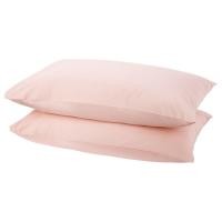 ราคา [IKEAแท้ ถามก่อนสั่ง] DVALA ดวอล่า ปลอกหมอน, ชมพูอ่อน, 50x80 ซม. (24841473882)