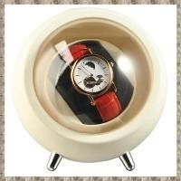 ราคา [uhktyltui123.th] Watch Winder สําหรับนาฬิกาอัตโนมัติ กล่องนาฬิกา Automatic Winder (สีครีม-ขาว) (49407100579)