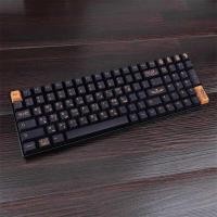 ราคา Gold 【Keycap Only】Black Pharaoh Keycap Classics Minimalist Black 129 Keys Profile PBT Five-Sided (28603768303)