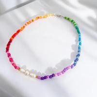 ราคา สร้อยลูกปัดมุกแท้ สร้อยมุกแท้ สร้อยสายรุ้ง (28328114487)