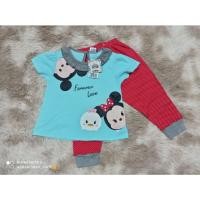 ราคา Disney TsumTsum (1-3 ปี) Playset แขนสั้นพร้อมกางเกงขายาว Tsum Forever Love Design (18189190217)