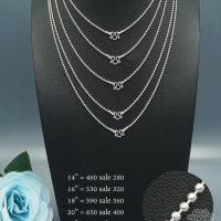 ราคา สร้อยคอลายบอลตัดเหลี่ยมเล็ก (14988795296)
