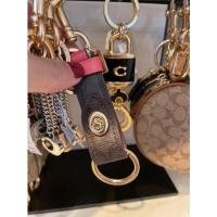 ราคา พร้อมส่ง แท้ % New Coach พวงกุญแจ TRIGGER SNAP BAG CHARM IN SIGNATURE CANVAS (COACH F49314) IM/Brown Watermelon (19442227758)