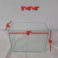 ราคา เหลี่ยมปลากัด 5"×8"×8" กระจก 3 มม. (21220807348)