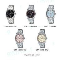 ราคา [ของแท้] Casio นาฬิกาข้อมือ รุ่น LTP-1335D-1AV LTP-1335D-1A2V LTP-1335D-2AV LTP-1335D-4AV LTP-1335D-9AV (20882318405)