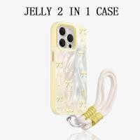 ราคา GANTUNGAN ริบบิ้นจากผ้าไหมสีเหลือง Jelly 2 In 1 ปลอก Xiaomi 15T Pro C85 C71 F7 C65 Poco M7 Plus C75 Gd2H1K7 หรูหราน่ารักล่าสุด Pop Premium แฟนซี Tpu (51557835955)