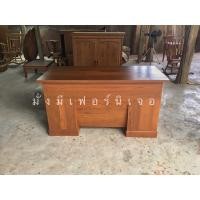 ราคา โต๊ะบัญชี โต๊ะทำงาน ขนาด1.50เมตรไม้สัก (ส่งฟรียกเว้นภาคใต้) (15858038626)