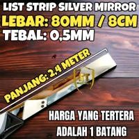 ราคา LIST OF MIRROR STRIP PLATE 80X2.438MM(243.8CM)xH.0.5MM STAINLESS 201 (25951261812)