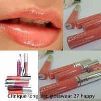 ราคา Clinique Long Lasting Glosswear Gloss Longtemps ขนาดทดลอง 2.3ml เบอร์ 27 Happy (1298826420)