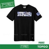 ราคา 7th Street เสื้อยืด แนวสตรีท รุ่น Camo (ดำ) PRG002 ของแท้ (72570162)