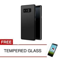 ราคา เคสสําหรับ Samsung Galaxy Note 8 / N950 - 6.3 นิ้ว - Slim Soft Case - Solid Black + Free Tempered Gl (43353763418)