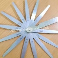 ราคา ฟิลเลอร์เกจ 13 ใบ ยาว 4" (100mm) ขนาด 0.05 - 1.00 mm Feeler Gage INSIZE 4602-13 (7441663100)