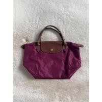 ราคา Longchamp classic สีม่วง สินค้าของแท้มือสอง สภาพดี ไซต์ S short หูสั้น (27924779295)