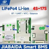 ราคา Jbd BMS LiFePo4 Li-ion 4S 7S 8S 10S 13S 16S 17S 40A 50A 100A Smart BT UART Balance BMS JIABAIDA (29067948111)