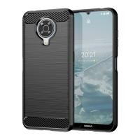 ราคา เคสซิลิโคนกันกระแทกสําหรับ Nokia G10 G20 nokia6.3 เคสโทรศัพท์คาร์บอนไฟเบอร์สําหรับ nokia 6.3 Brushed Matte Cases (44707457212)