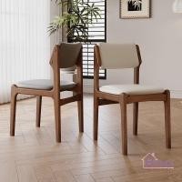 ราคา Nordic solid wood dining chairs/dining table chairs/minimalist leisure chairs (44953408613)