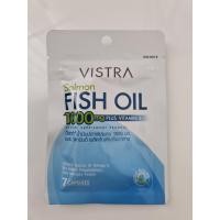 ราคา Vistra Salmon Fish Oil Plus Vitamin E 1000 mg 7 แคปซูล วิสตร้าน้ำมันปลาผสมวิตามินอี (10466537669)