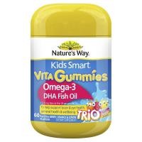 ราคา Nature's Way Kids Smart Vita Gummies Omega Fish Oil 60 Pastilles Improved Formula น้ำมันปลาแบบกัมมี่ (14054496114)