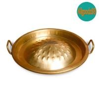 ราคา กระทะย่างเกาหลีทองเหลือง แบบมีรู แบบไม่มีรู กระทะหมูกระทะทองเหลือง ขนาด 30 ซม. ตรา GOLD LION*สามารถออกใบกำกับภาษีได้ค่ะ (10958145174)